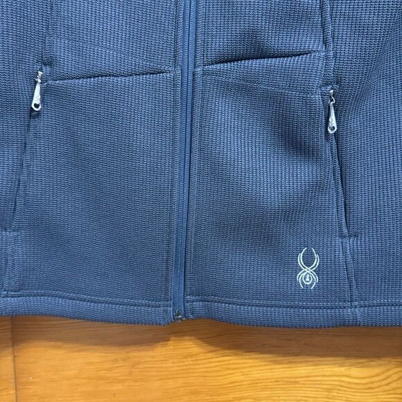 Spyder Grey Full Zip Jacket Women’s US Large - Picture 2 of 8